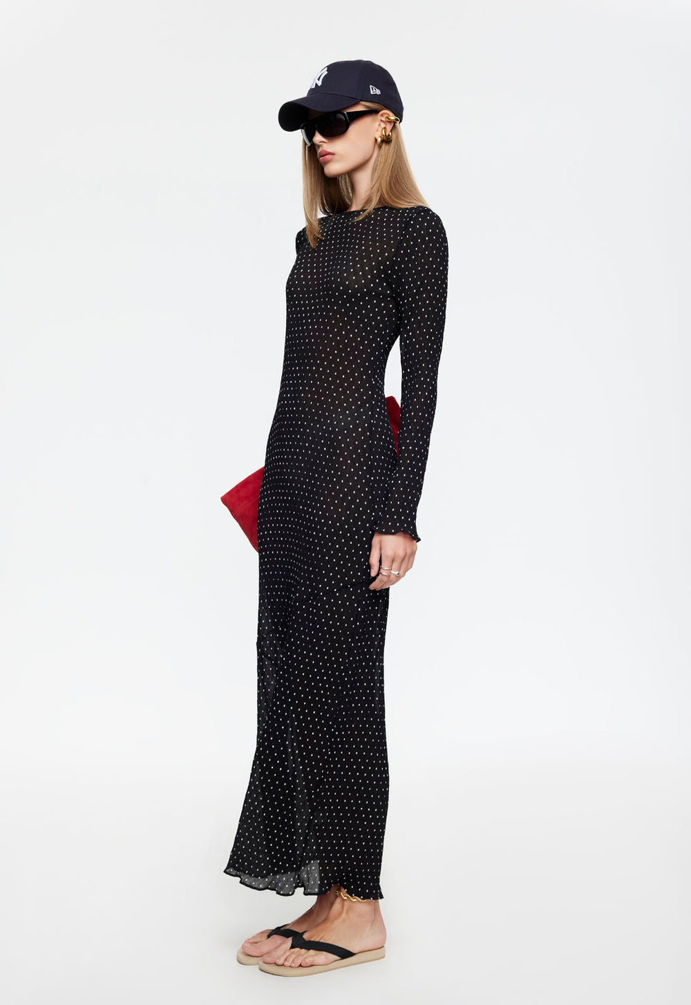 HAVEN MAXI DRESS - NOIR POLKA Lioness Fashion