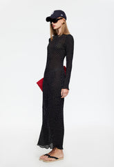 HAVEN MAXI DRESS - NOIR POLKA Lioness Fashion
