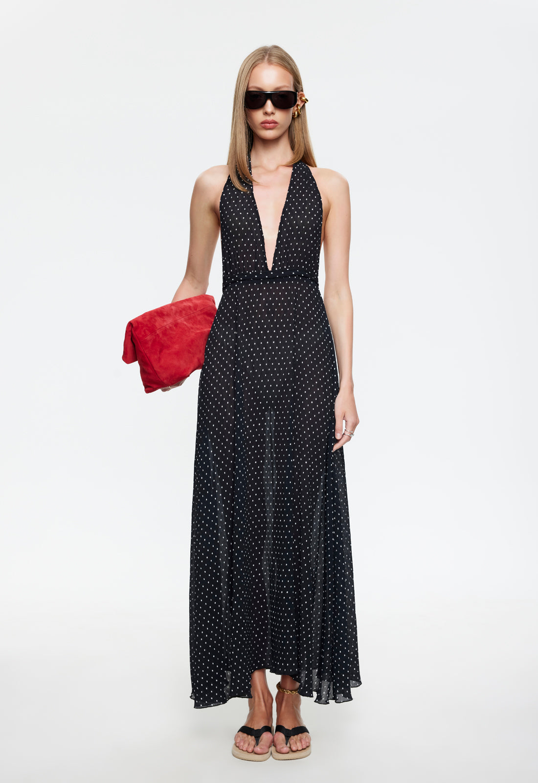 DISTRICT MAXI - ONYX POLKA Lioness Fashion