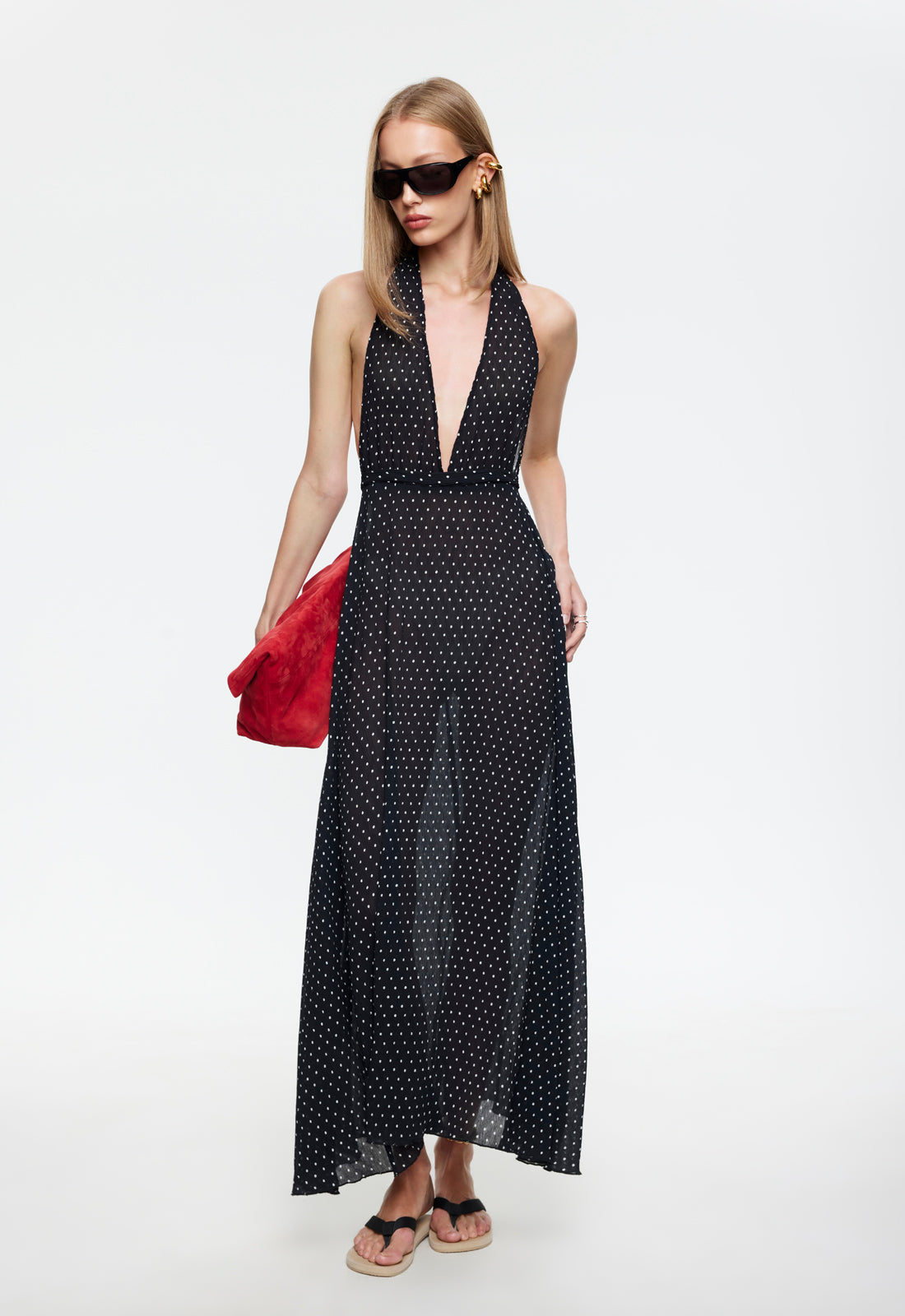 DISTRICT MAXI - ONYX POLKA Lioness Fashion