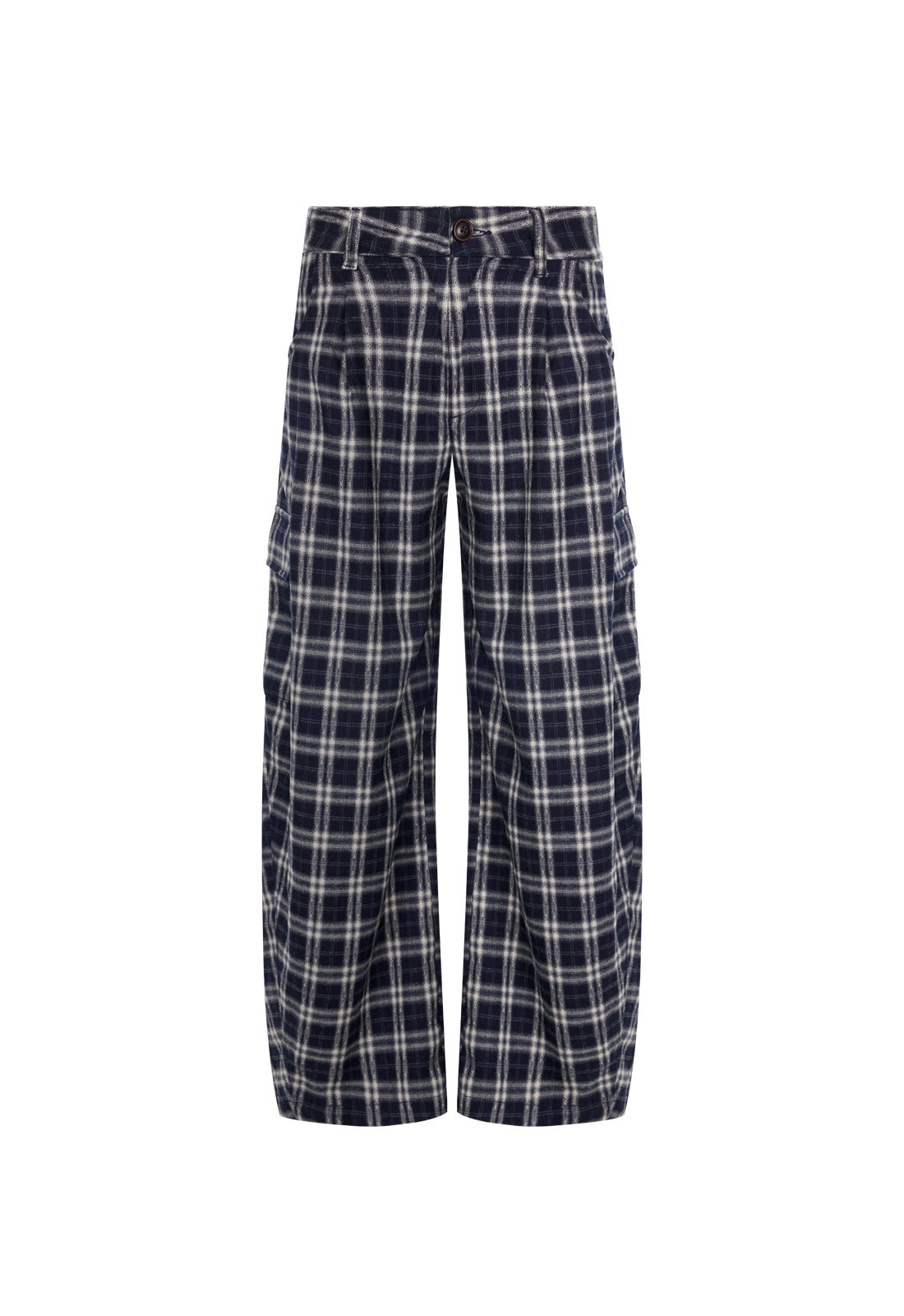 Nova Pant - Navy Plaid Lioness Fashion