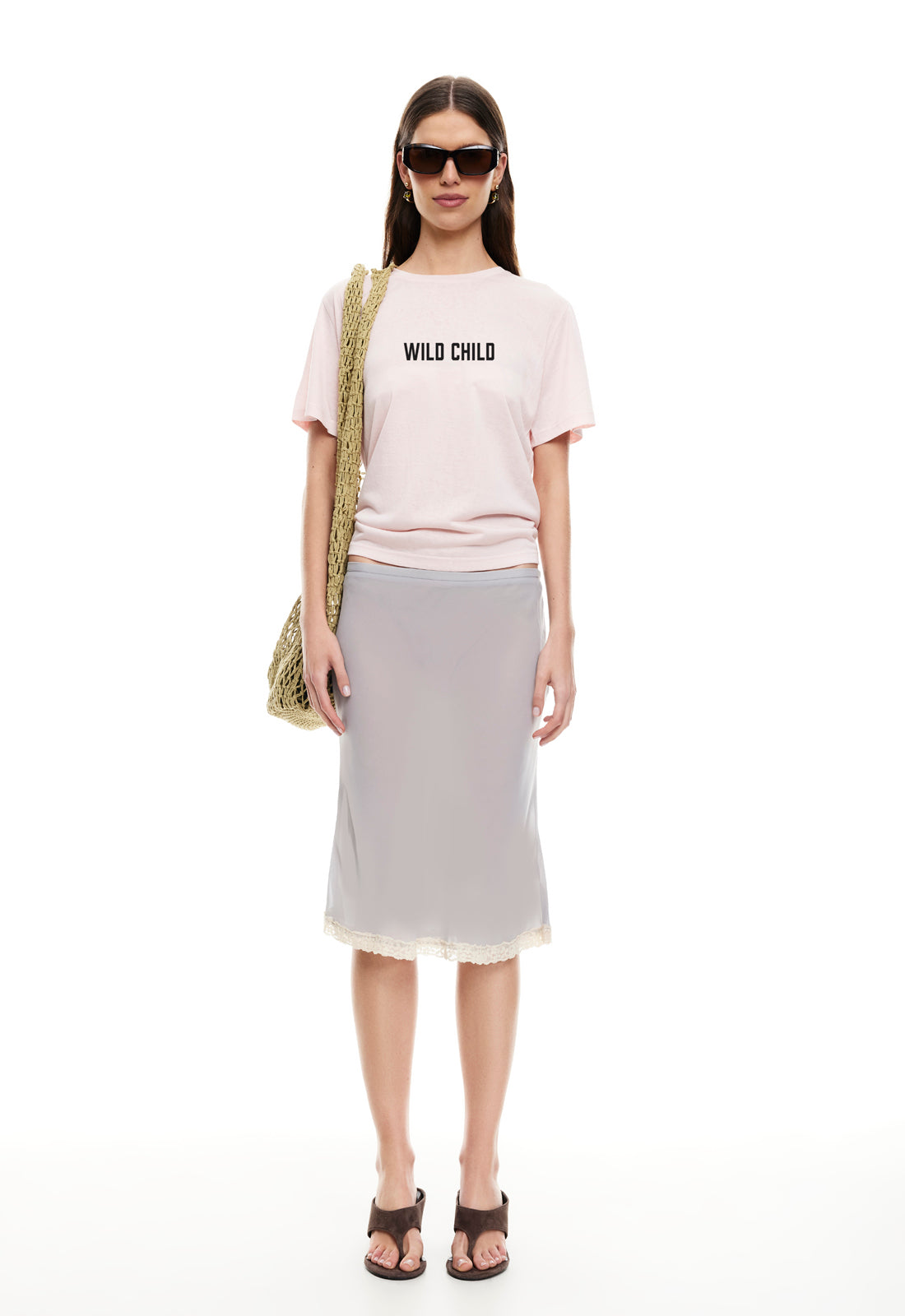 SHORELINE MIDI SKIRT - ASH Lioness Fashion