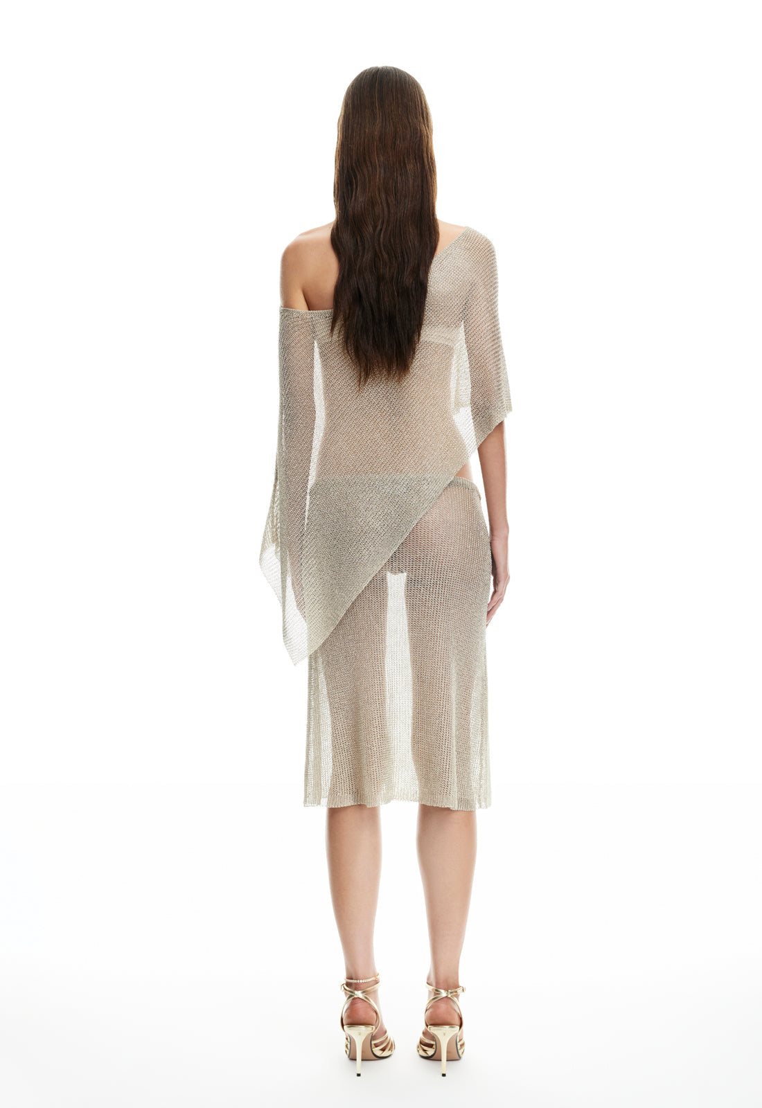 LUMINOUS MIDI SKIRT - TOPAZ Lioness Fashion