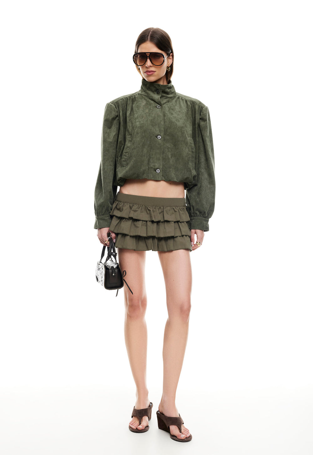 SOLSTICE MINI SKORT - SAFARI Lioness Fashion