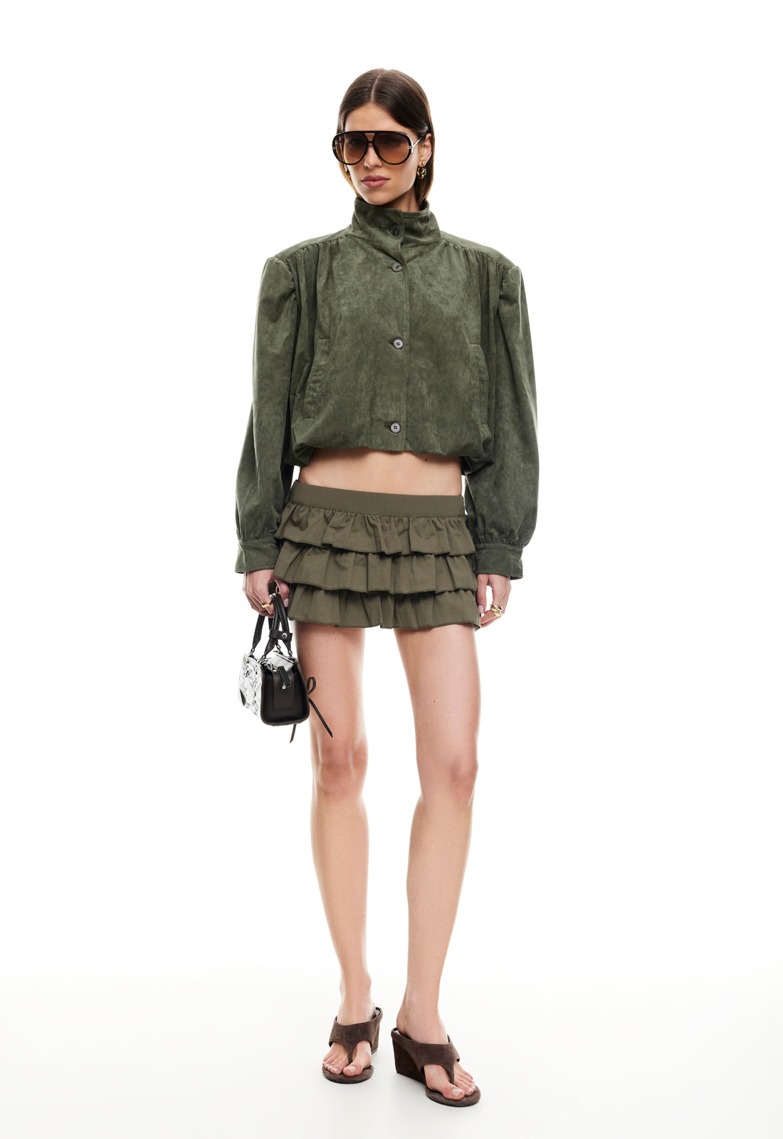 SOLSTICE MINI SKORT - SAFARI Lioness Fashion