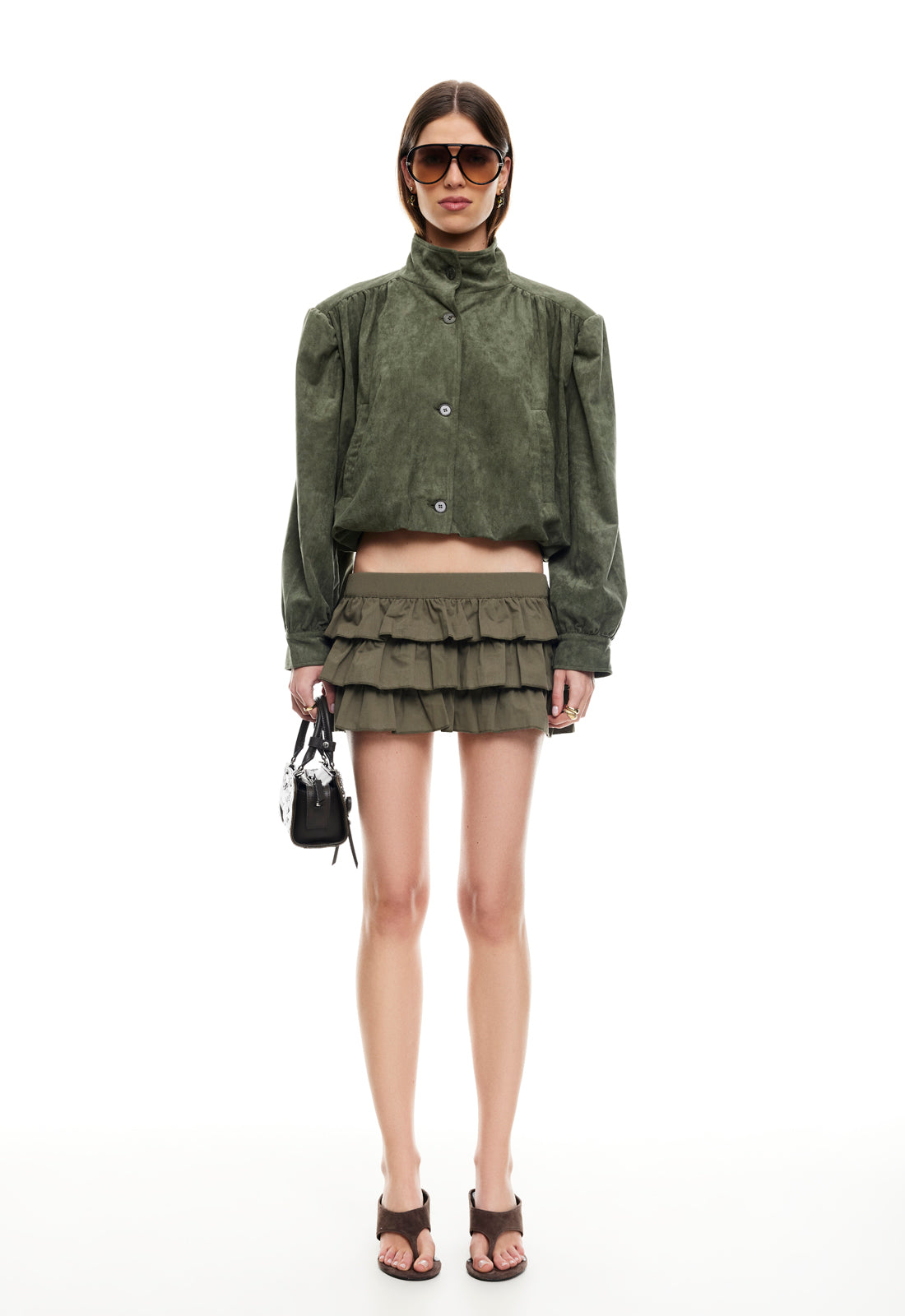 SOLSTICE MINI SKORT - SAFARI Lioness Fashion
