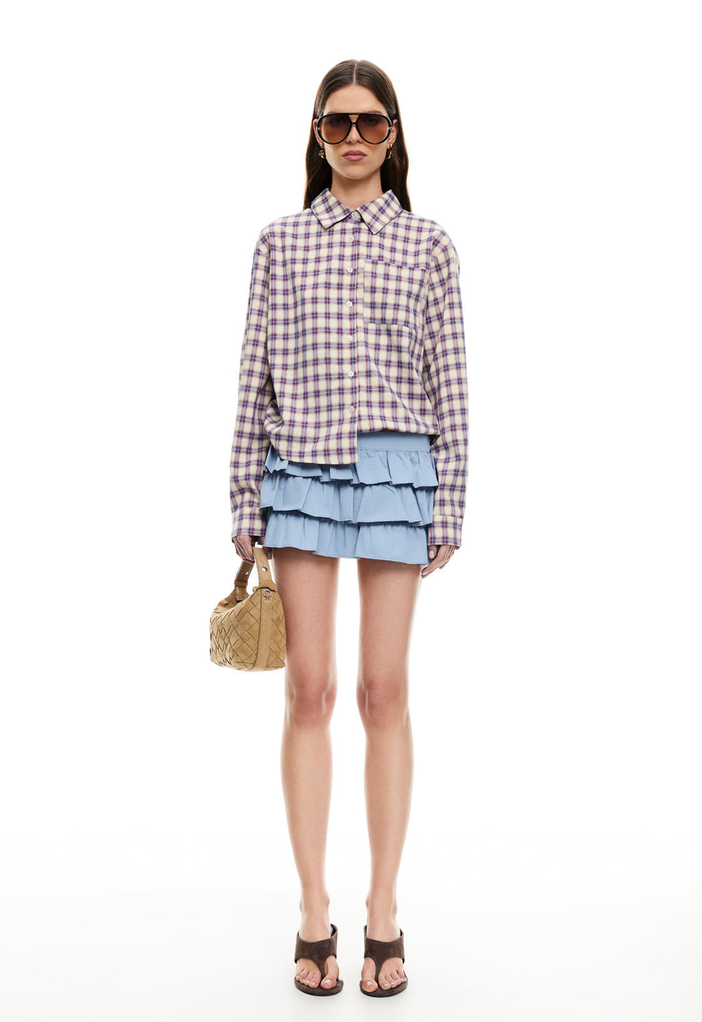 SOLSTICE MINI SKORT - SLATE BLUE Lioness Fashion