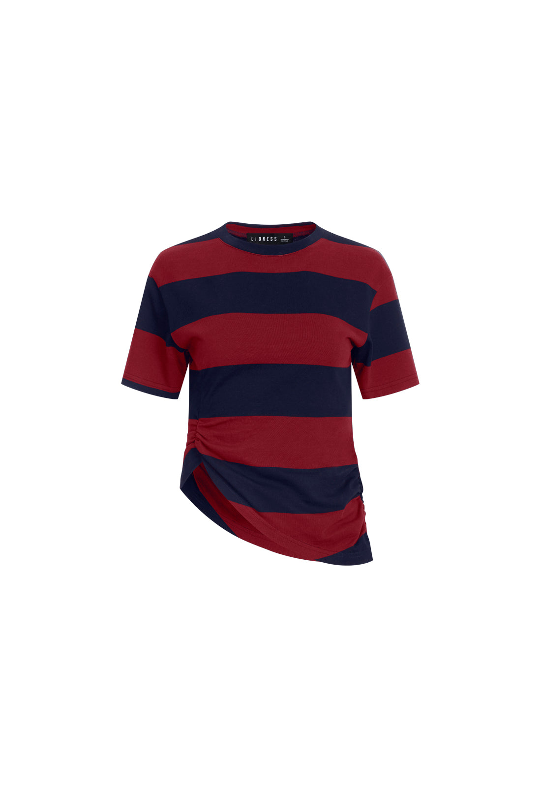 In Transits Tee - Burgundy Stripe Lioness Fashion