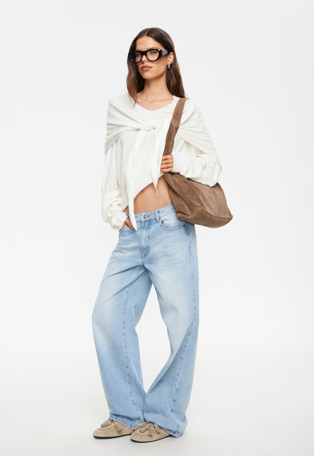 Olsen V Knit - Porcelain Lioness Fashion