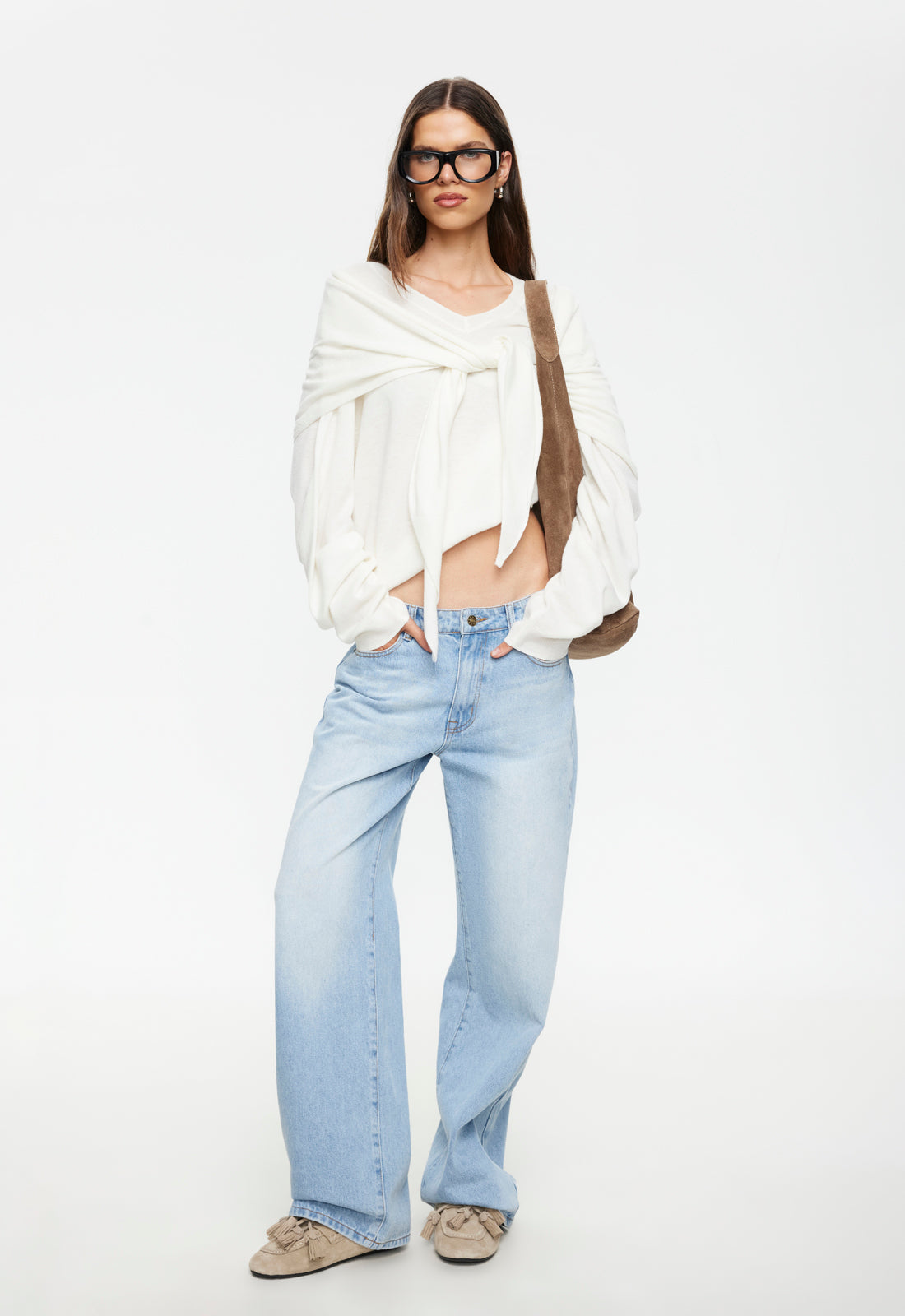 Olsen V Knit - Porcelain Lioness Fashion