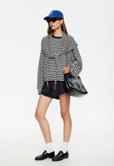 Olsen Knit - Onyx Stripe Lioness Fashion