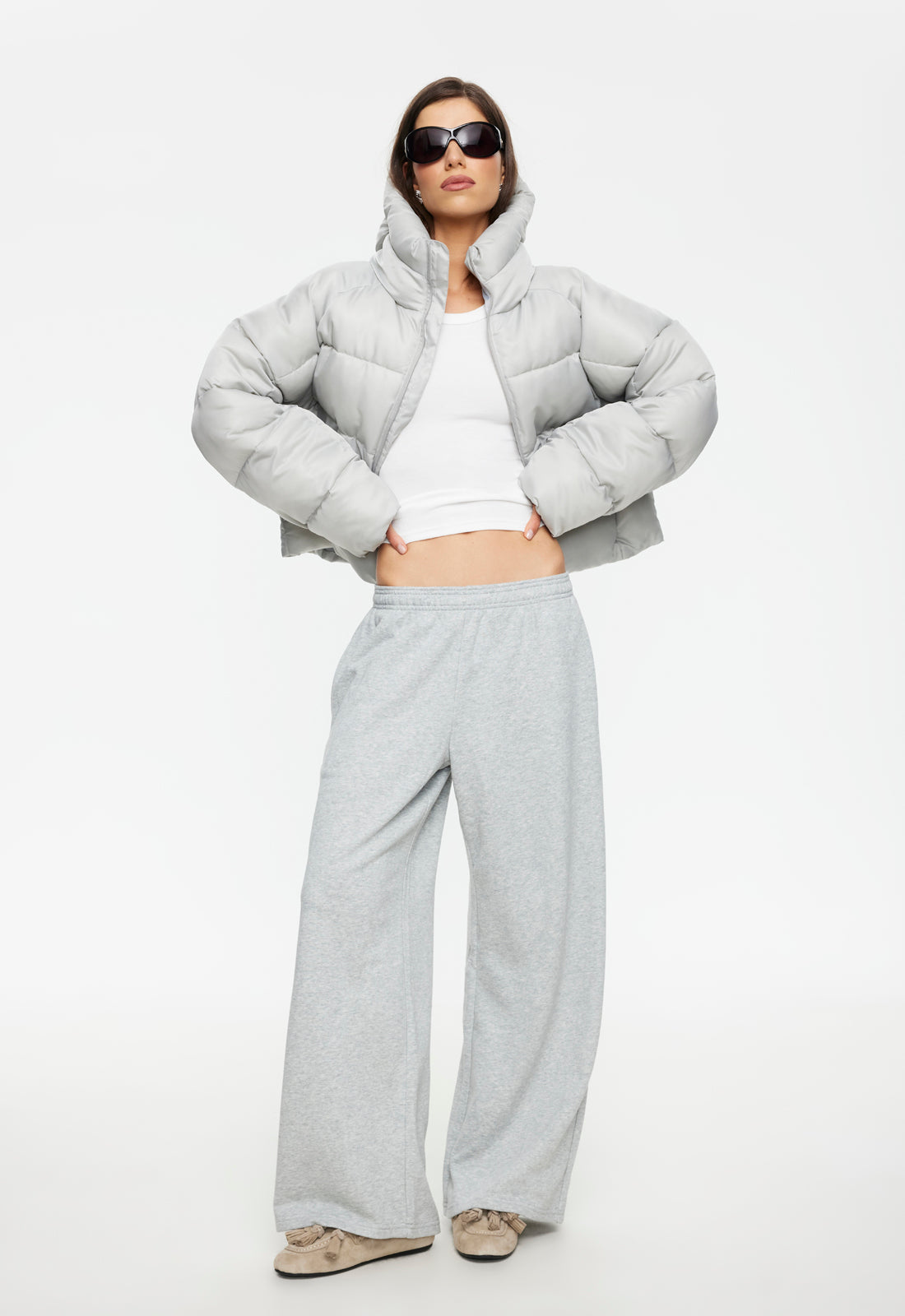 Goodfella Track Pant - Grey Marle Lioness Fashion