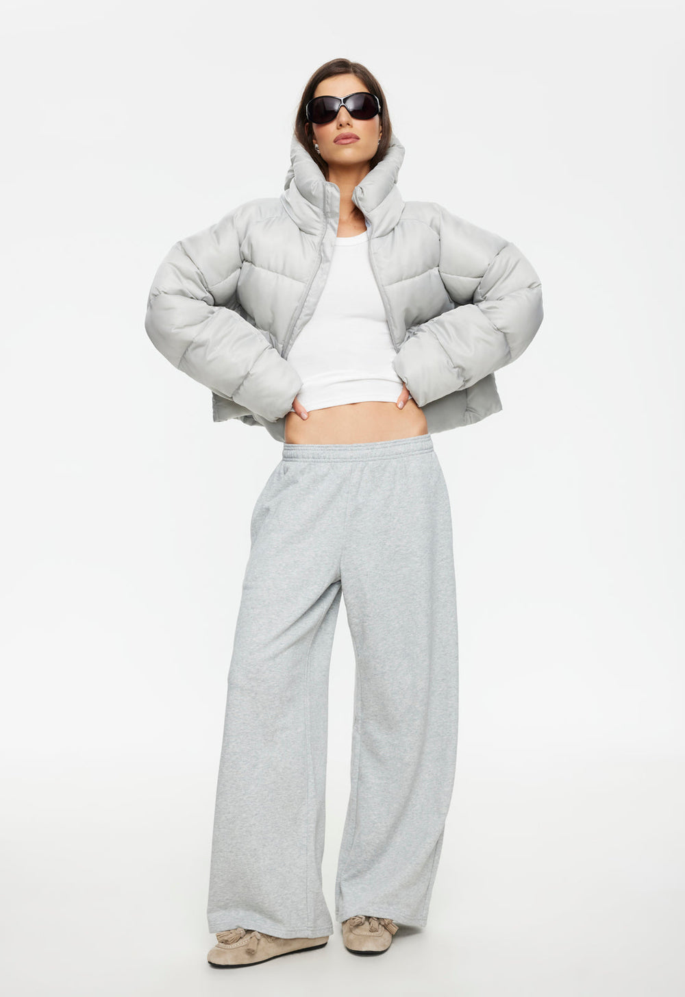 Goodfella Track Pant - Grey Marle Lioness Fashion
