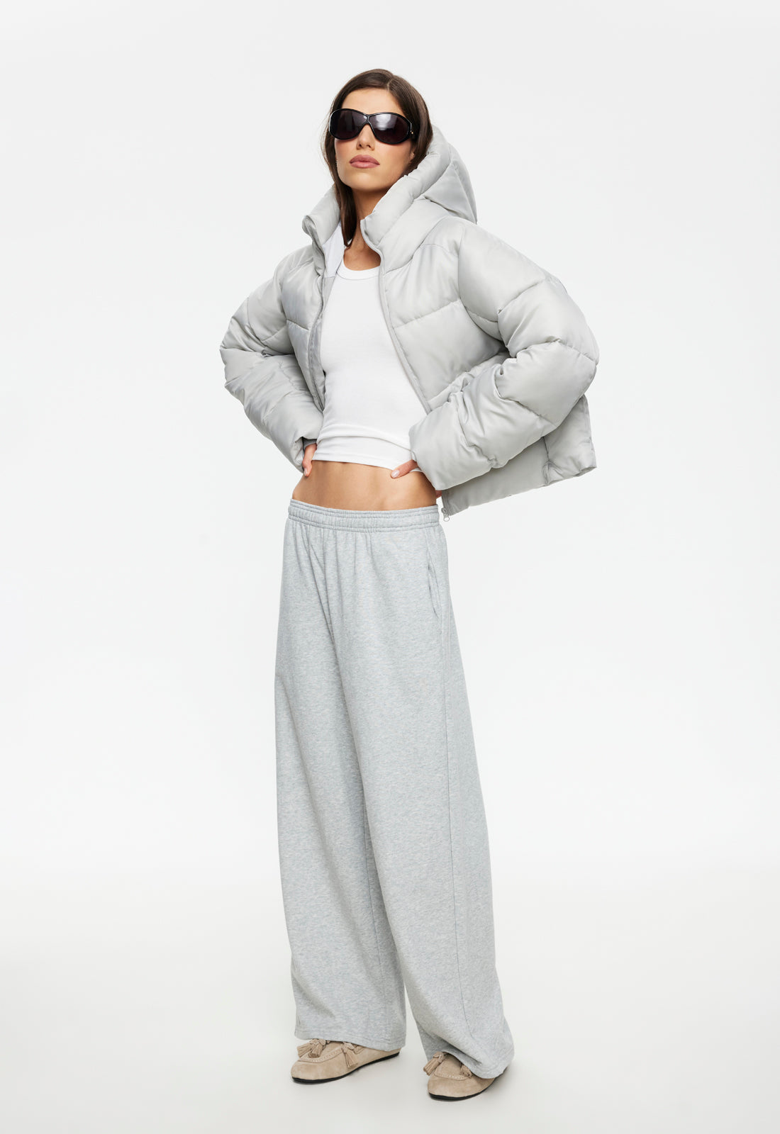 Goodfella Track Pant - Grey Marle Lioness Fashion