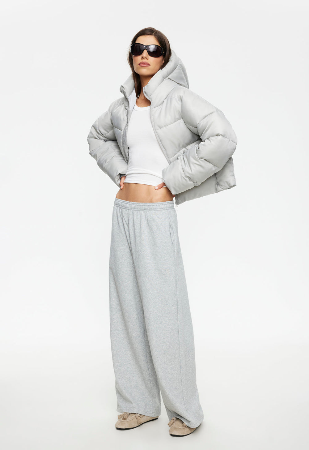 Goodfella Track Pant - Grey Marle Lioness Fashion