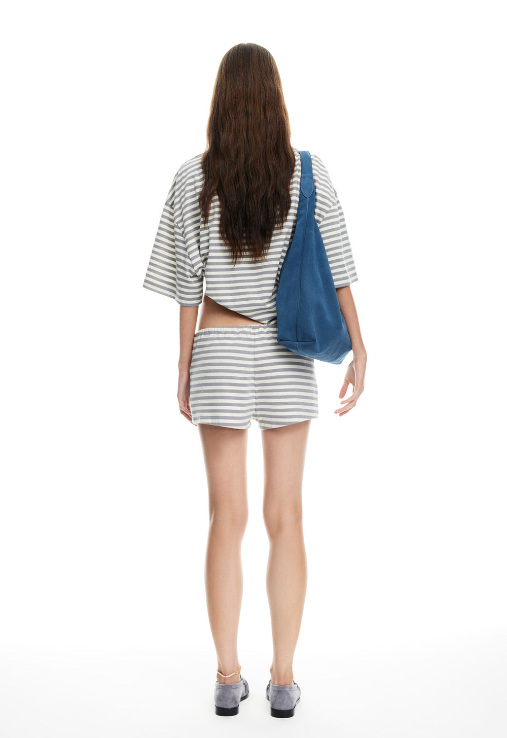 Bloom Short Sleeve - Ash Stripe Lioness Fashion