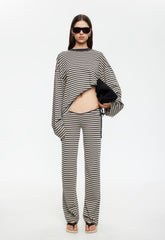 Bloom Tie Pant - Slate Stripe Lioness Fashion