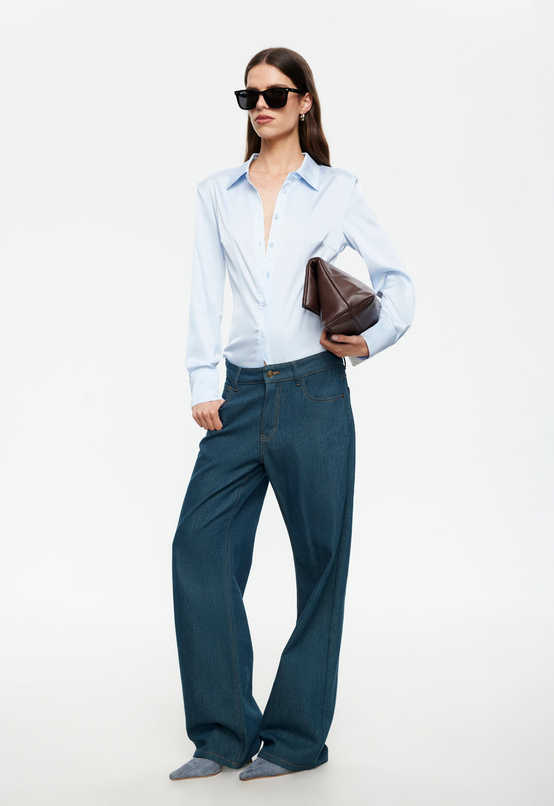 PEAK JEAN - WASHED BLUE Lioness Fashion