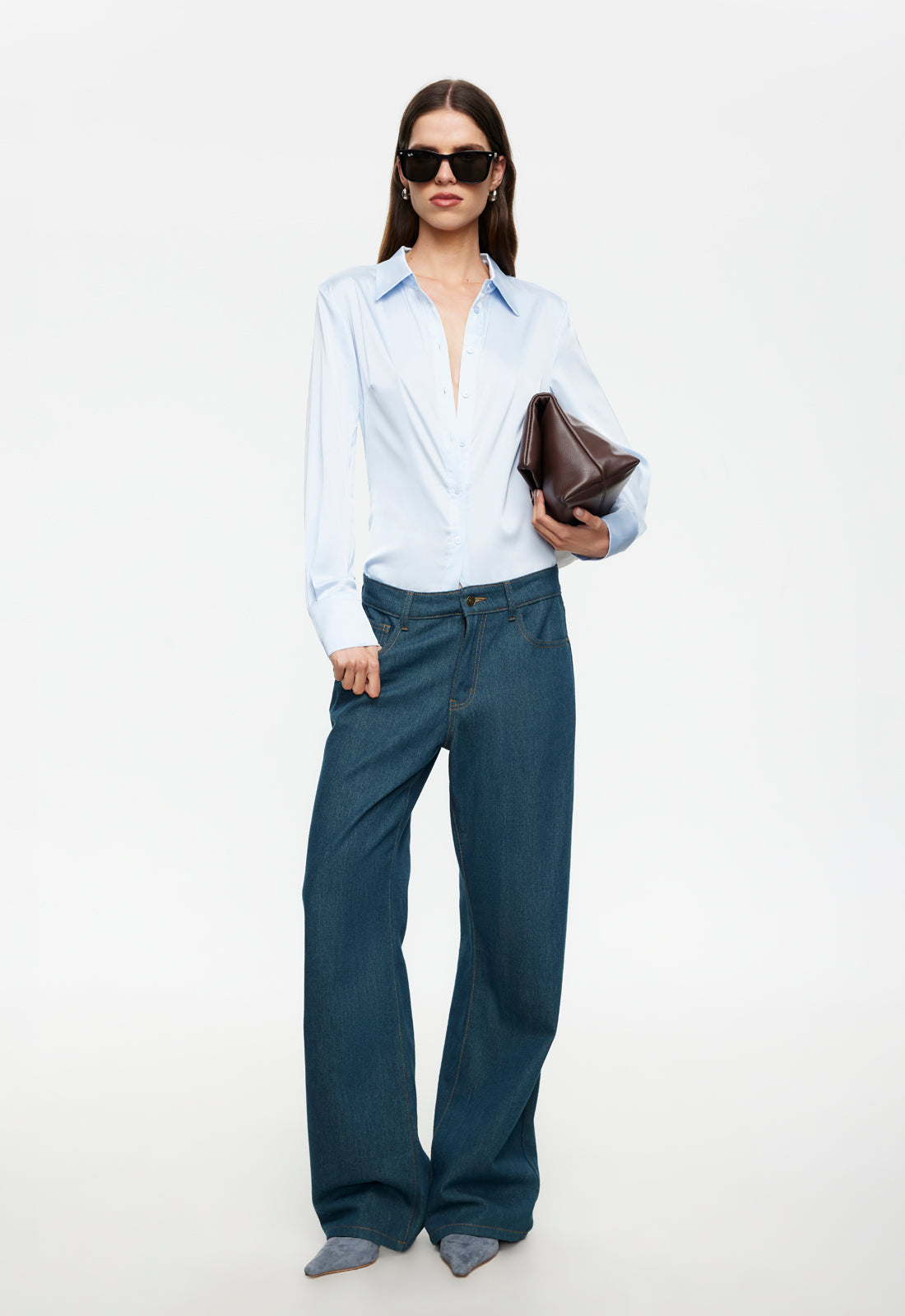 PEAK JEAN - WASHED BLUE Lioness Fashion