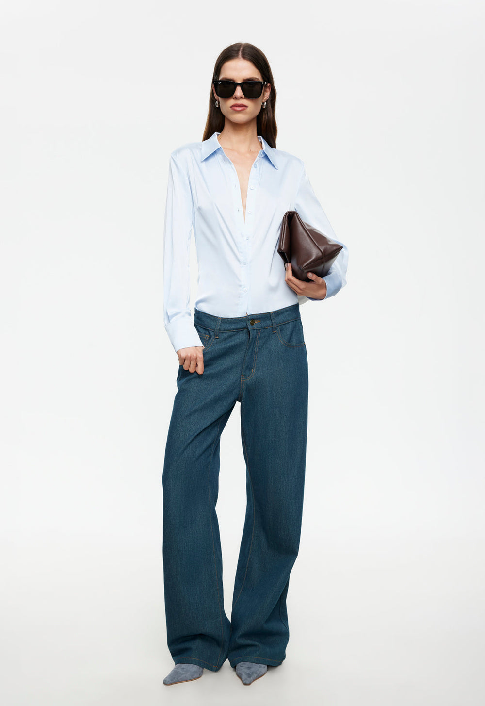PEAK JEAN - WASHED BLUE Lioness Fashion