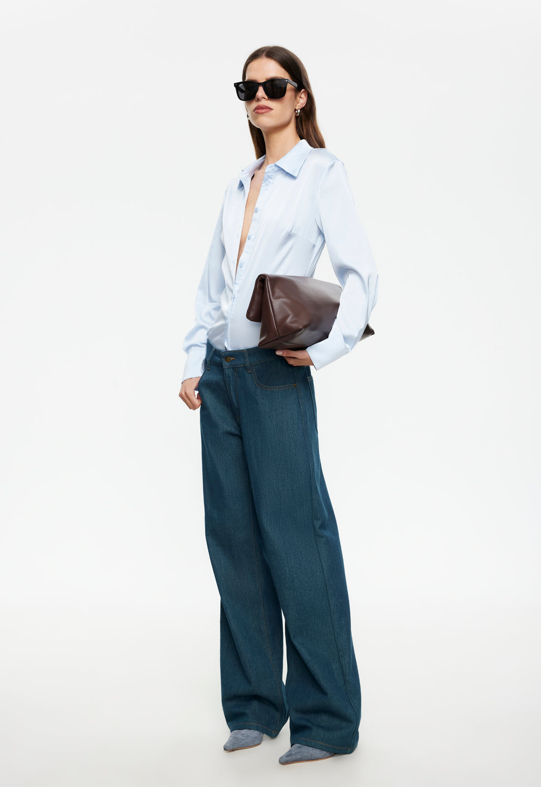 PEAK JEAN - WASHED BLUE Lioness Fashion