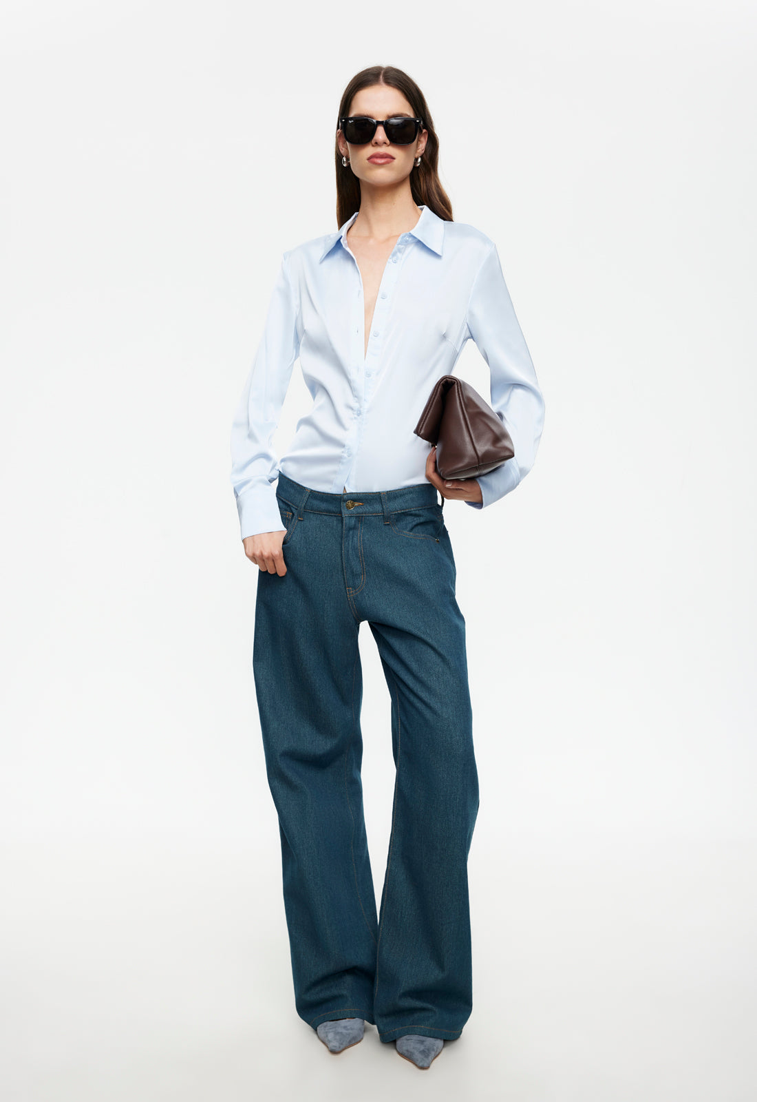 PEAK JEAN - WASHED BLUE Lioness Fashion