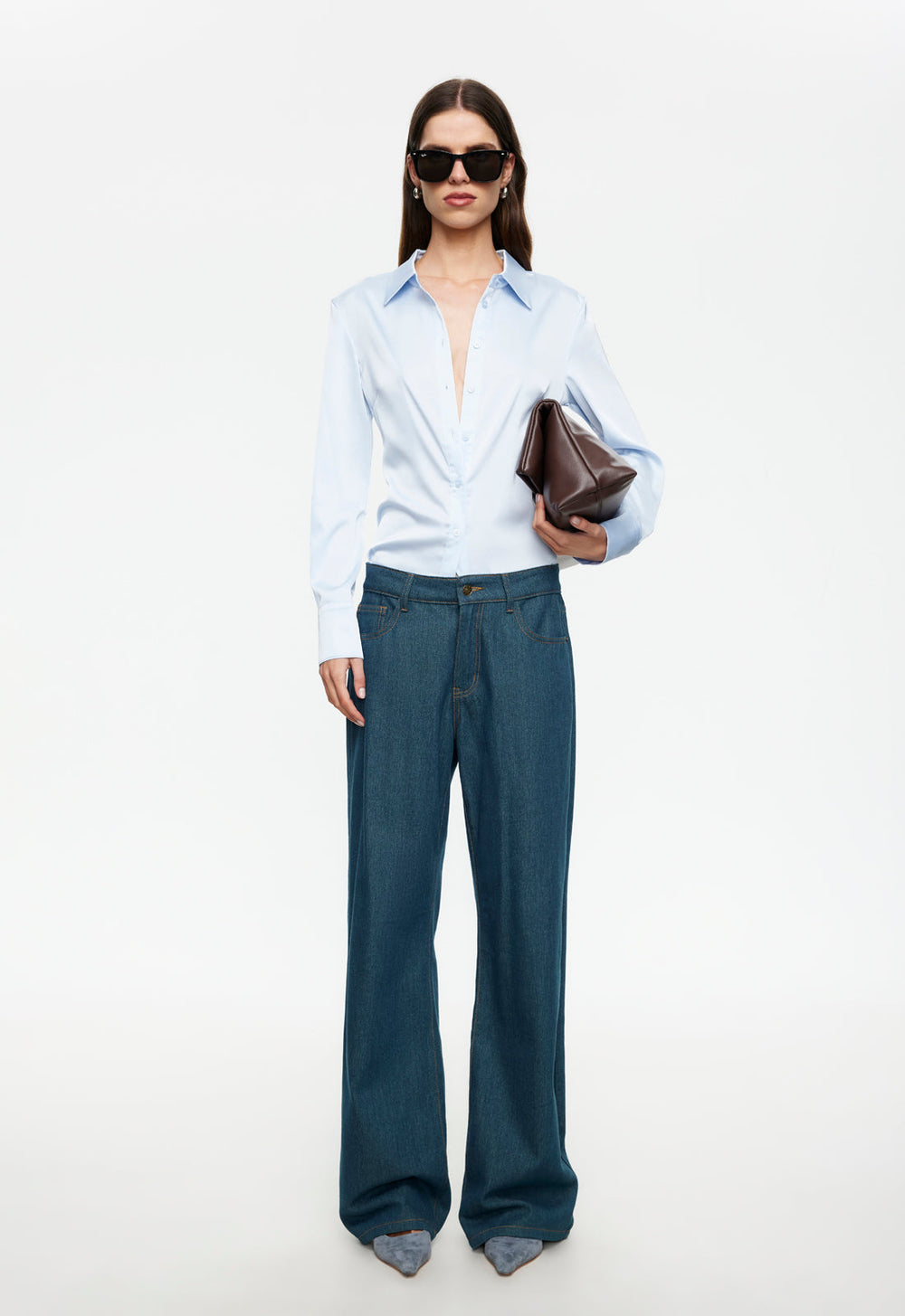 PEAK JEAN - WASHED BLUE Lioness Fashion