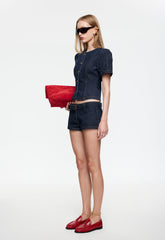 FEMME BLOUSE - DARK DENIM Lioness Fashion