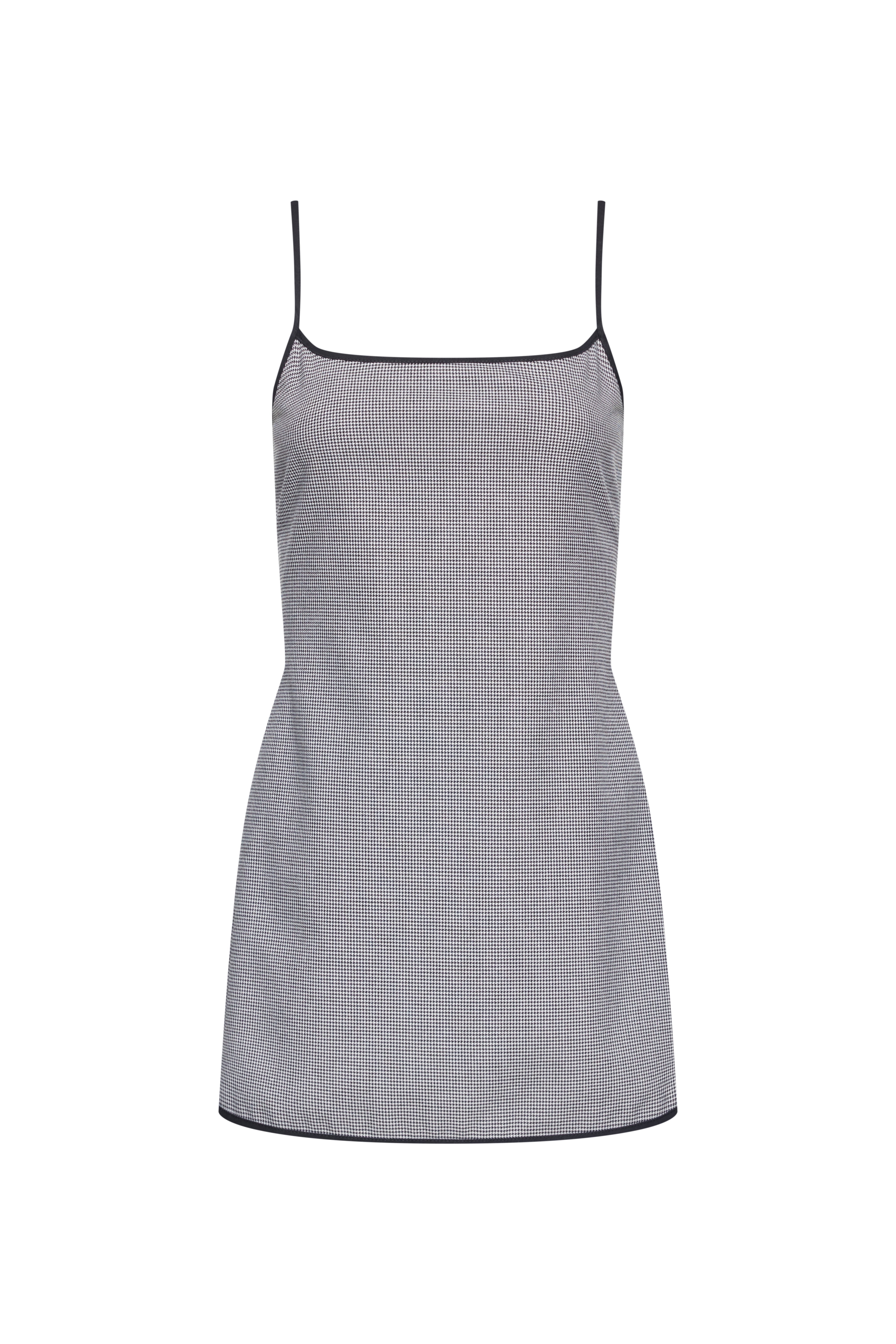 VOYAGE MINI DRESS - NOIR GINGHAM Lioness Fashion