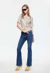FIRST LIGHT BLOUSE - MULTI ANIMAL Lioness Fashion