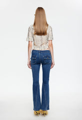 FIRST LIGHT BLOUSE - MULTI ANIMAL Lioness Fashion