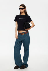 BUONGIORNO BABY TEE - NOIR Lioness Fashion