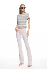 LOFT STRIPE TEE - ASH Lioness Fashion