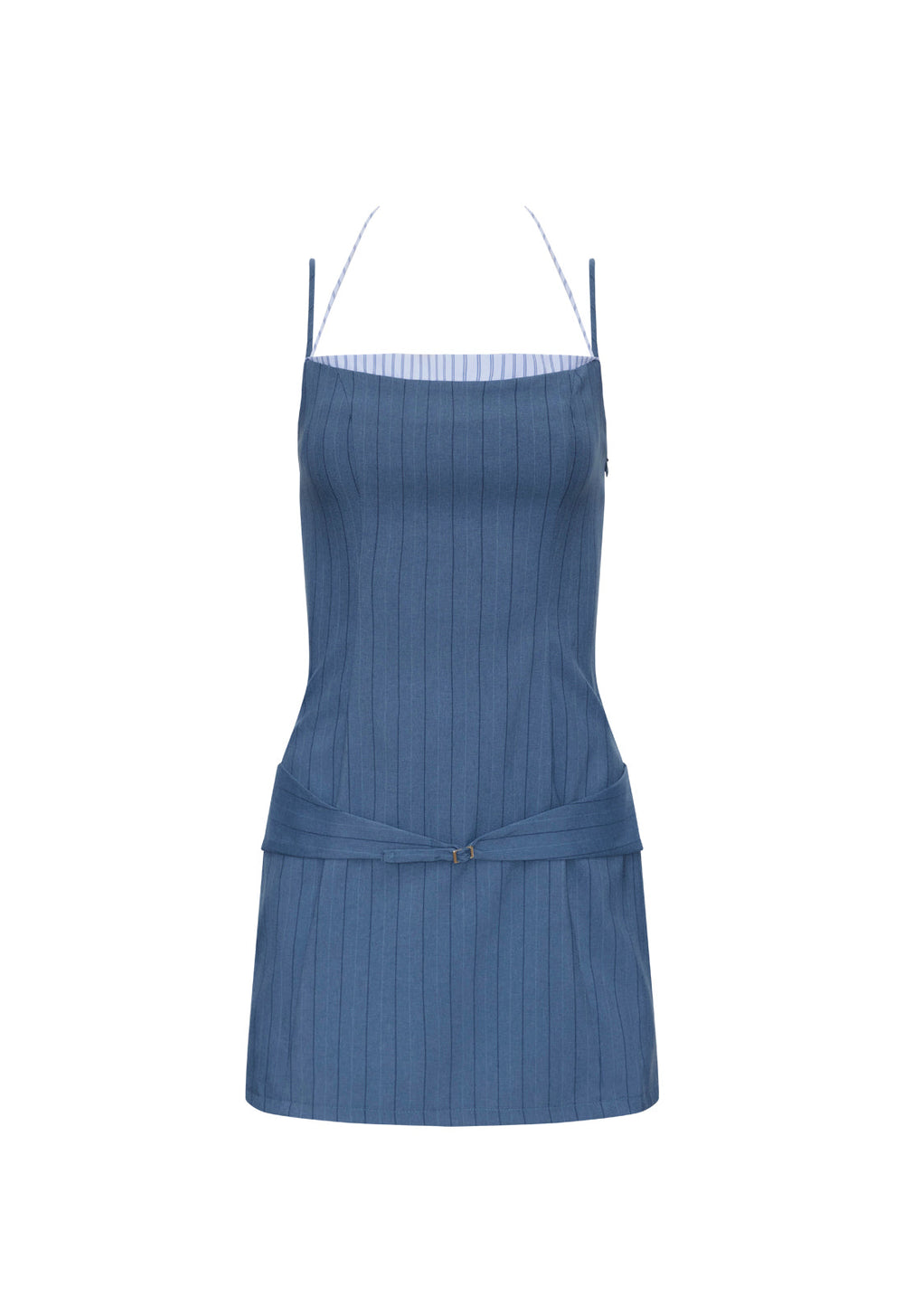 GLACÉ MINI DRESS - NAVY STRIPE Lioness Fashion