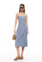 MOONLIT MIDI DRESS - SLATE BLUE Lioness Fashion