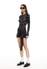 FORD MINI DRESS - NOIR POLKA Lioness Fashion