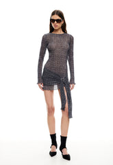 FORD MINI DRESS - NOIR PLAID Lioness Fashion