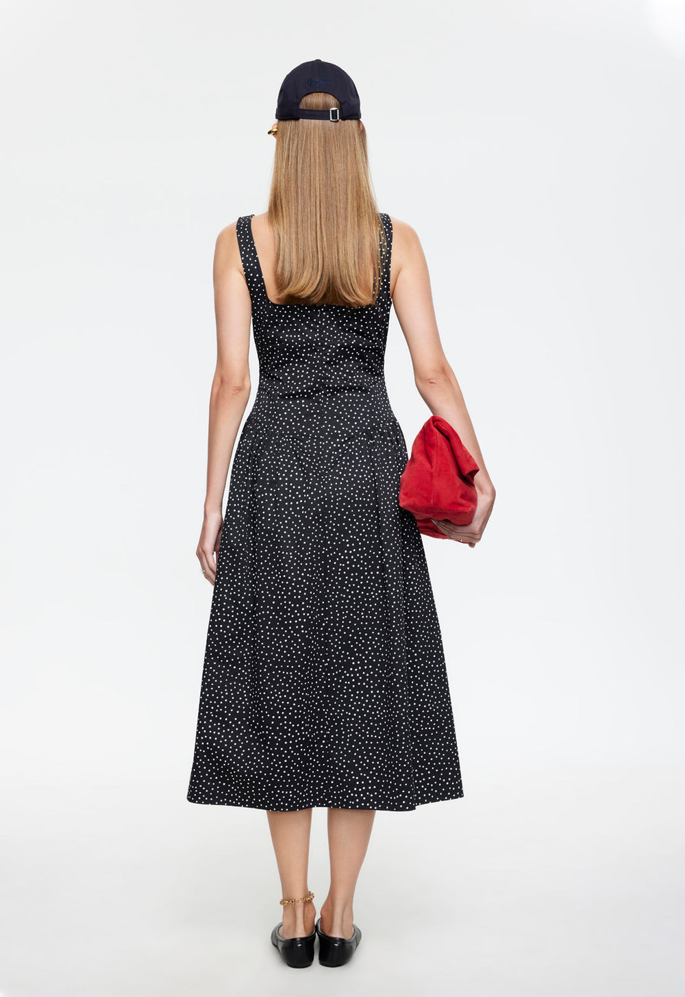 LUNA ROSA MAXI DRESS - NOIR POLKA Lioness Fashion