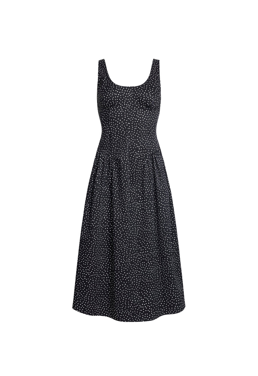 LUNA ROSA MAXI DRESS - NOIR POLKA Lioness Fashion