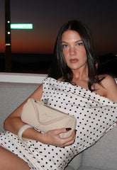SWEETHEART MINI DRESS - CREAM POLKA Lioness Fashion