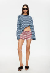 KOURT BLOOMERS - WINE STRIPE Lioness Fashion