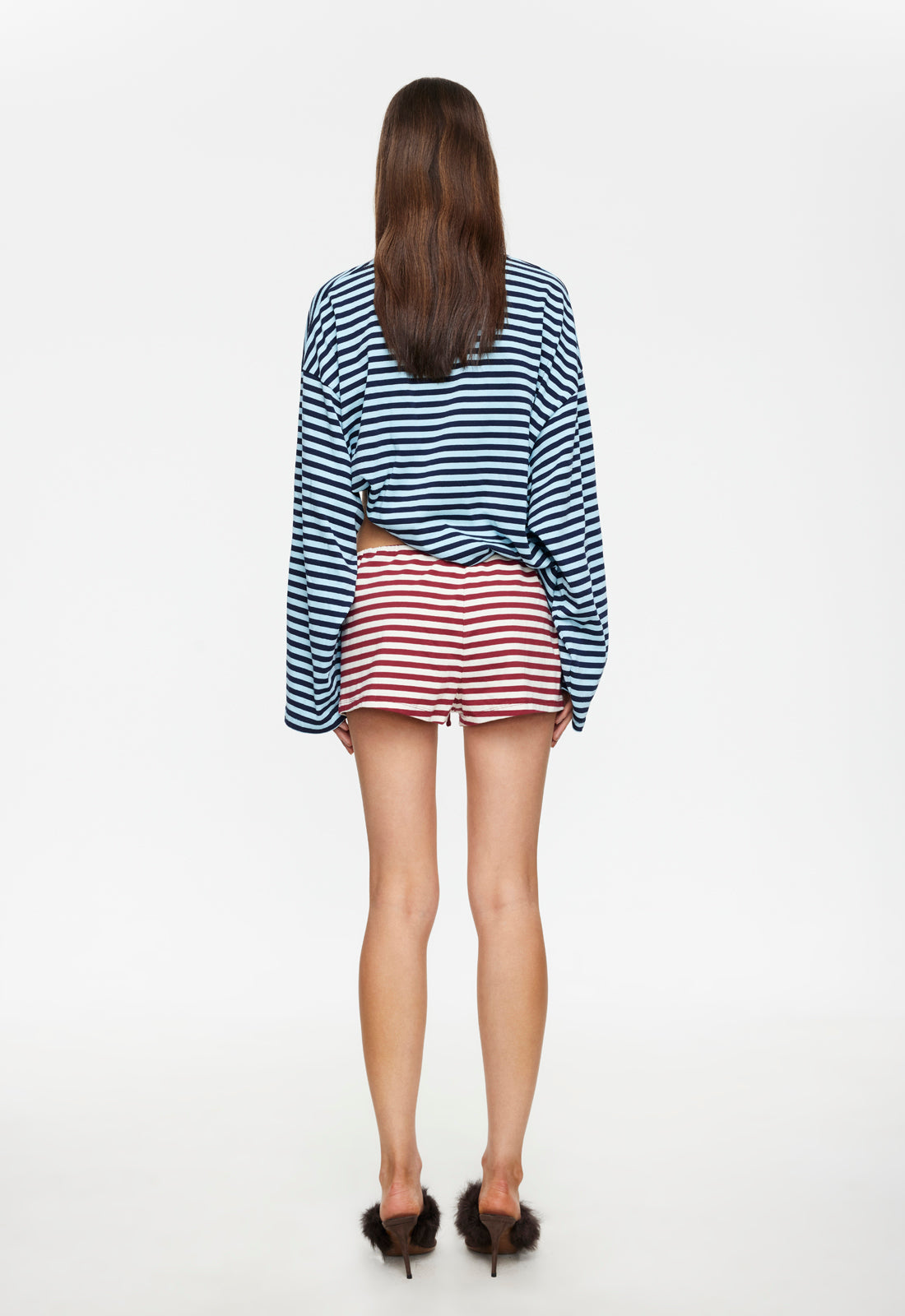 KOURT BLOOMERS - WINE STRIPE Lioness Fashion