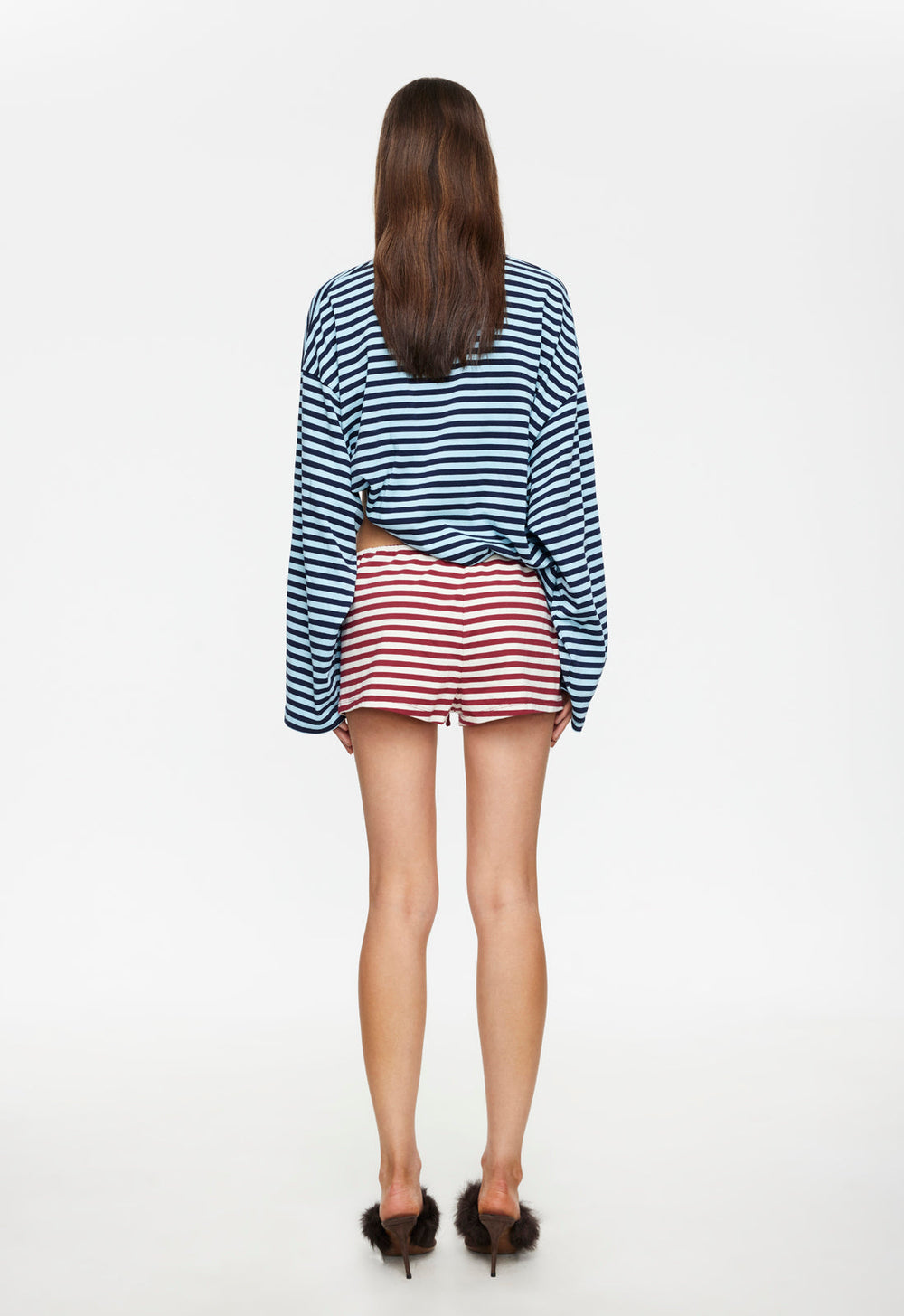 KOURT BLOOMERS - WINE STRIPE Lioness Fashion