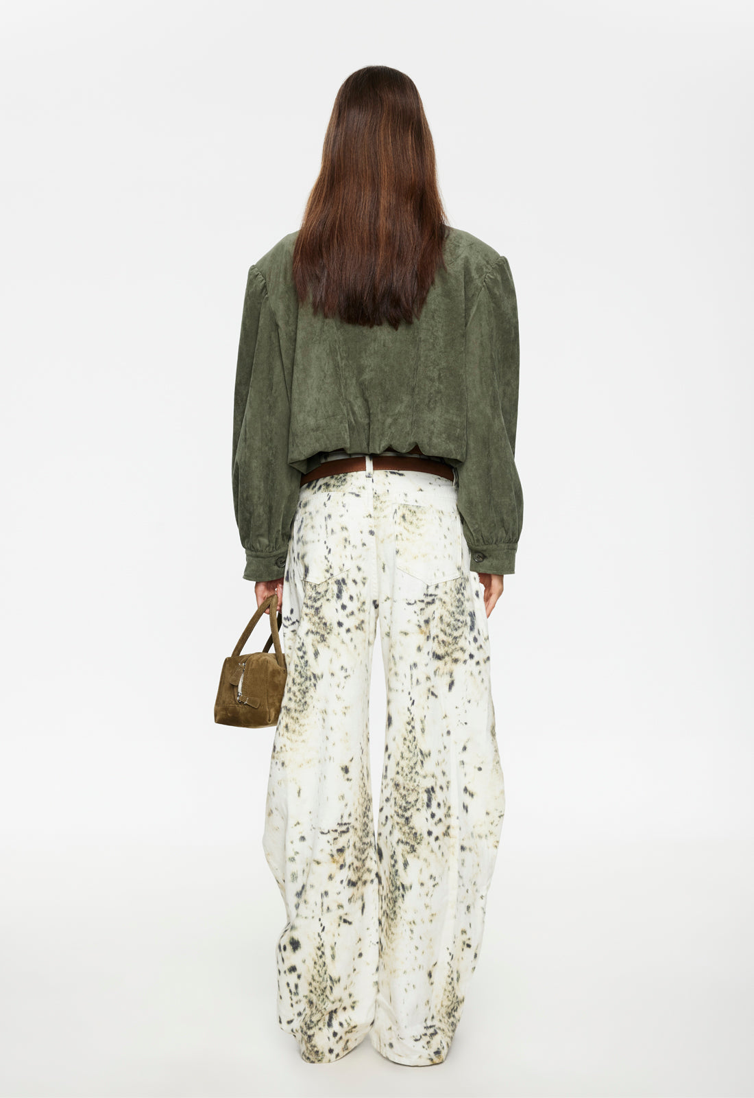 HORSESHOE JEAN - SNOW LEOPARD Lioness Fashion