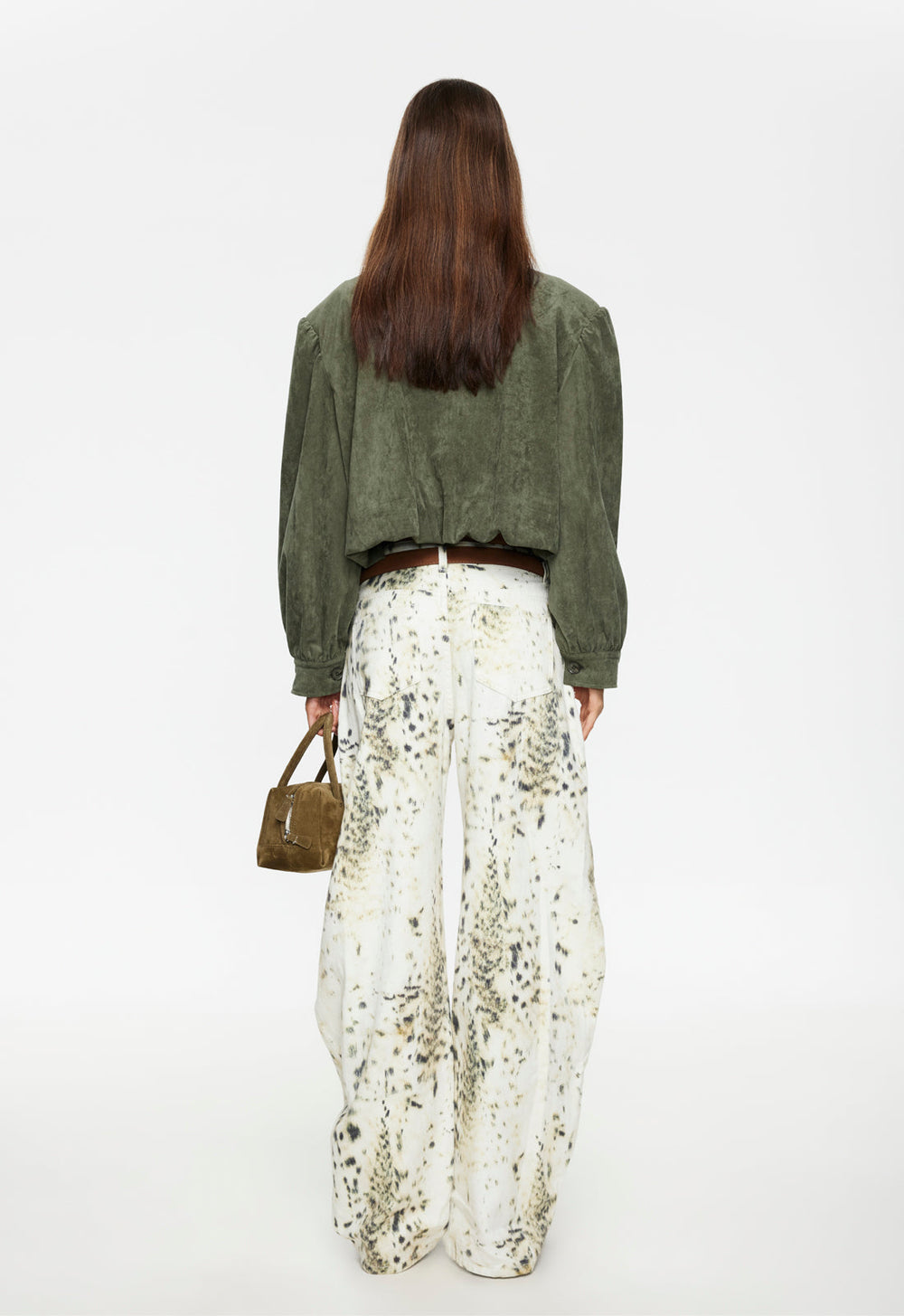 HORSESHOE JEAN - SNOW LEOPARD Lioness Fashion