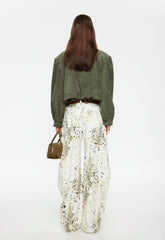 HORSESHOE JEAN - SNOW LEOPARD Lioness Fashion