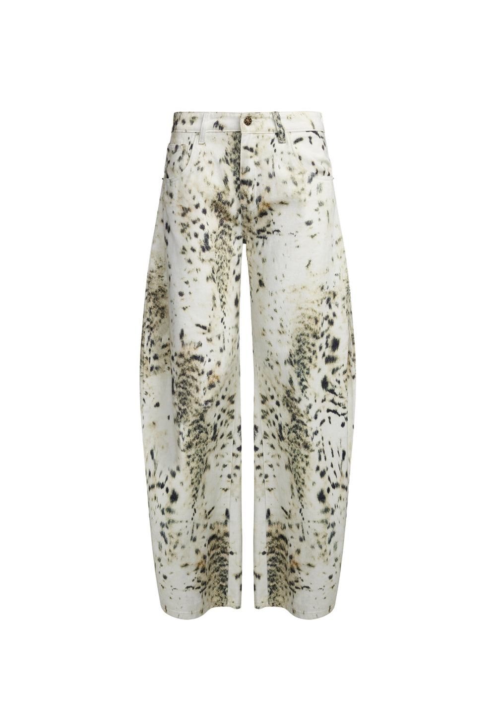 HORSESHOE JEAN - SNOW LEOPARD Lioness Fashion