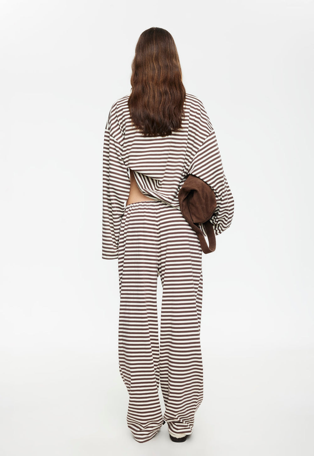 BLOOM PANT - DARK CHOCOLATE STRIPE Lioness Fashion