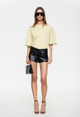 BLOOM SHORT SLEEVE - BEIGE Lioness Fashion
