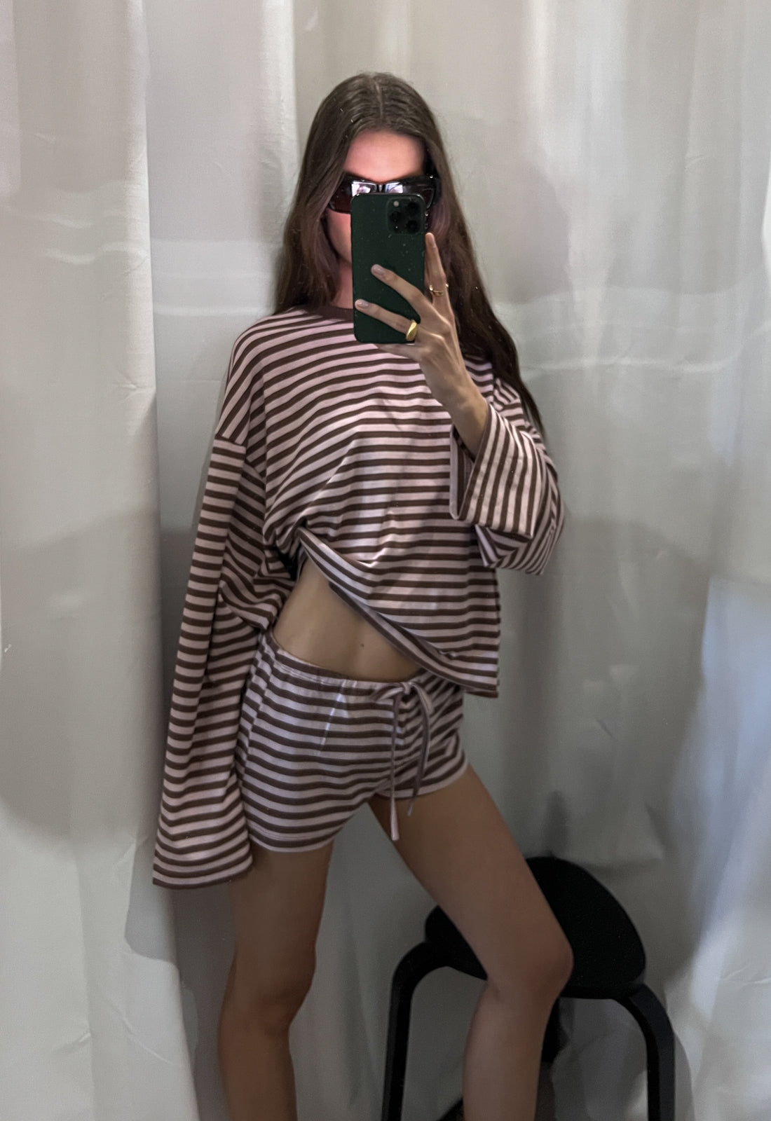 KOURT BLOOMERS - CHOCOLATE BLUSH STRIPE Lioness Fashion